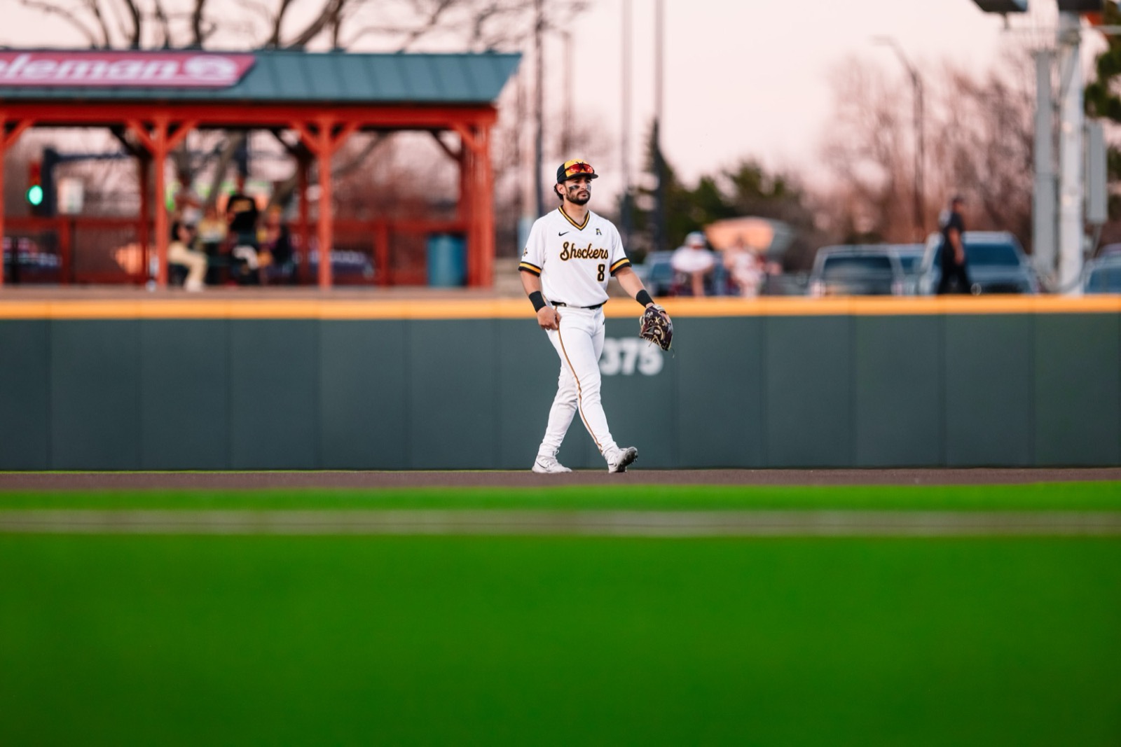 Alex Ulloa on the field for Wichita State